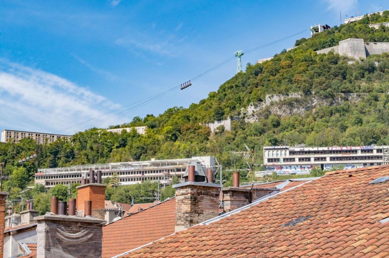 Appartement Sur Les Toits 2 Pieces Cocooning Grenoble Dış mekan fotoğraf